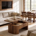 thumbnail image 4 of Tribesigns 47-Inch Lift Top Coffee Table With Compartment & Shelf, 4 of 6