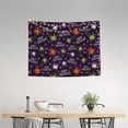 thumbnail image 3 of Halloween Tapestry Wall Hanging, Halloween Tapestry for Bedroom Aesthetic, Cute Tapestry Wall Decor, Halloween Decoration for Bedroom, Living Room, Indoor 29x37in, 3 of 7