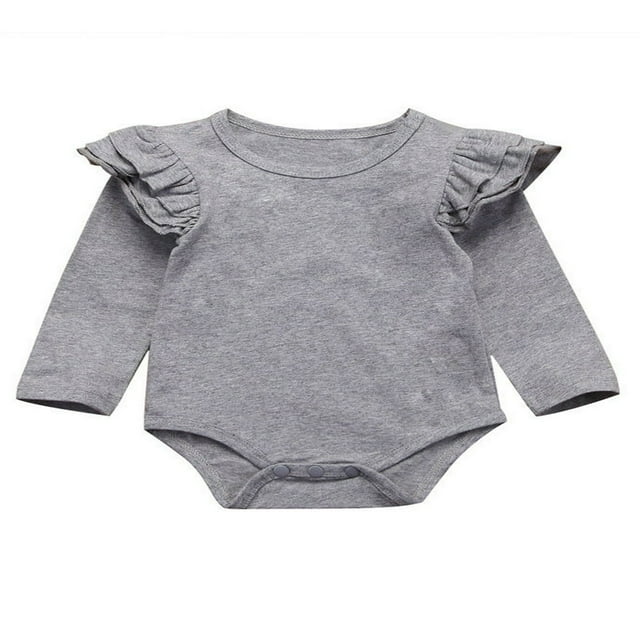 Barboteuse pour Nouveau-Née Fille, Justaucorps à Volants, Combinaison, Tenue