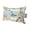 Blue, variant on Easter Outdoor Pillows for Chaise Lounge Chair Waterproof Lumbar Pillows with Insert&Strap Beach Headrest Pillow Easter Bunny Spring Watercolor He Is Risen Flowers Pillow for Patio Pool 12"x20"