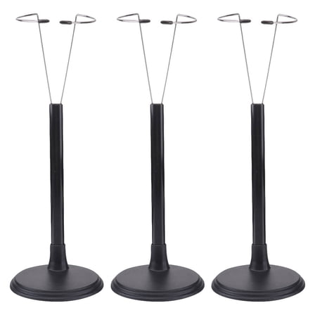 YEAHIBABY-3PCS Doll Support Holder Doll Display Stand Adjustable Doll Standing Racks