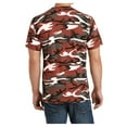 thumbnail image 2 of Yellow Rooster Male Core Cotton Tee Men T-Shirts Red Camo XL, 2 of 6