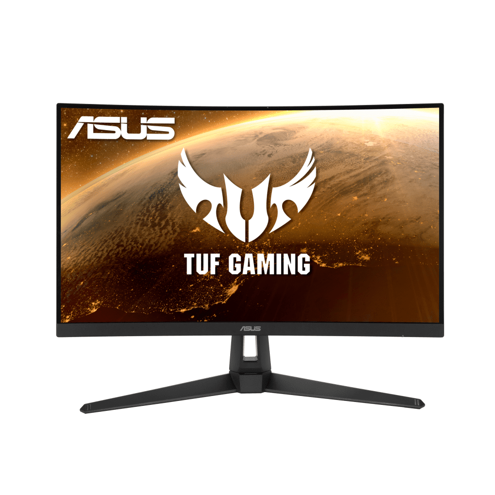 Asus Tuf Gaming Vg27vh1br 27 Curved Monitor 1080p Full Hd 165hz Supports 144hz Extreme Low Motion Blur Adaptive Sync Freesync Premium 1ms Eye Care Hdmi D Sub Walmart Com