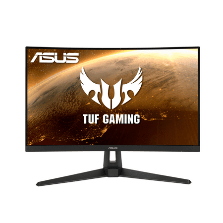 ASUS TUF Gaming VG27VH1BR 27” Curved Monitor, 1080P Full HD, 165Hz (Supports 144Hz), Extreme Low Motion Blur, Adaptive-sync, FreeSync™ Premium, 1ms, Eye Care, HDMI D-Sub