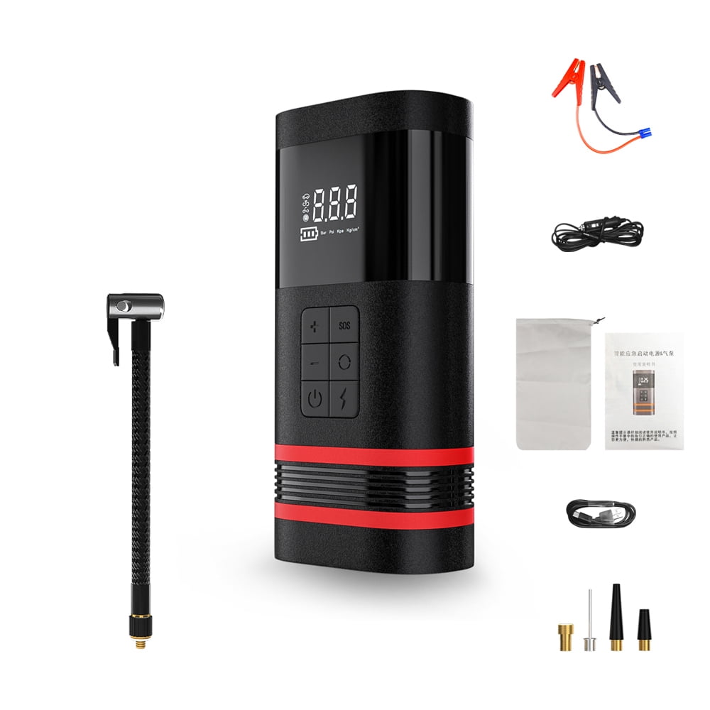 Type Of Starterportable Car Jump Starter With Air Pump - 1000a