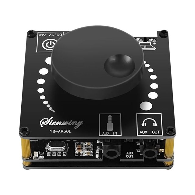 YS-AP50L versión mini 50W * 2 potencia CS8673E chip 2.0 audio estéreo HIFI dos canales izquierdo y derecho 5.1 placa amplificadora potencia digital Bluetooth/AUX/U disco/entrada tarjeta USB