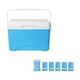 thumbnail image 1 of Refrigerador portátil Zulema Enfriador portátil aislado de 8L Azul, 1 of 8