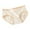 Beige, variant on Rohuuque Cotton Underwear for Women Mid Waist Hipster Panties Briefs Soft Stretch Breathable Comfort Bikini Underwear Beige