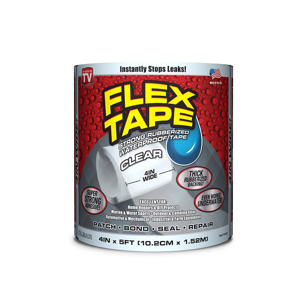 Waterproof Sealing Black Flex Tape Strong Rubberized Adhesive Patch For Leaks.! 