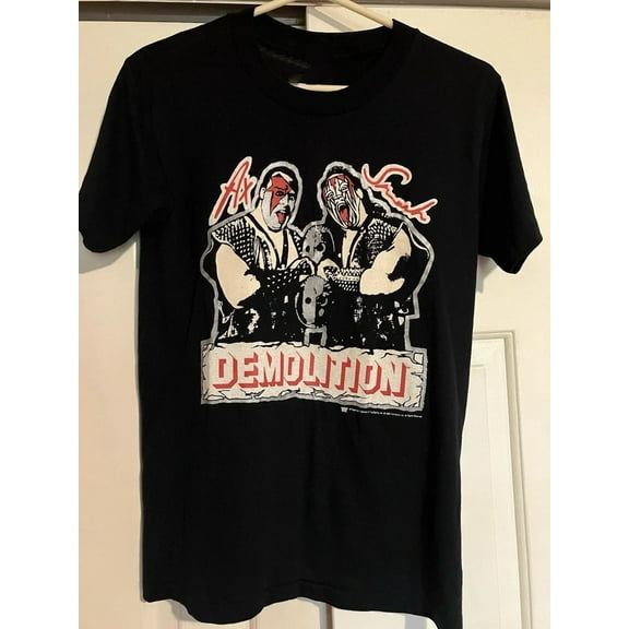 Vintage WWF Demolition Ax & Smash Wrestling T-Shirt Reprint S-4XL