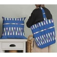 thumbnail image 5 of Soimoi Tissu Poly Georgette Bleu Imprimé par Yard 42 Pouces de Large, 5 of 5