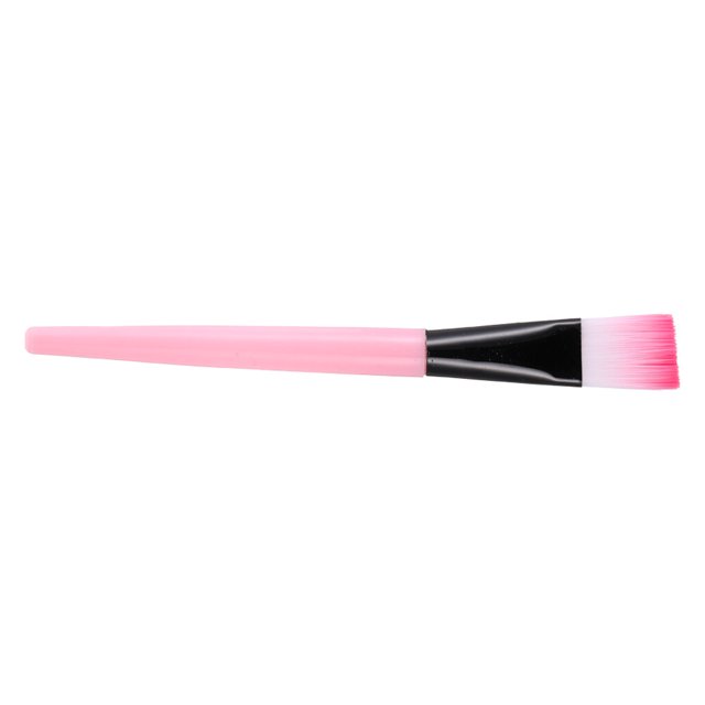 Wisewang ple Facial Brush Convenient Applicator Brushes Application Tools Makeup Accessories with Plastic Handle for Home Salon Using Pink+Black 01 1Set