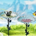 thumbnail image 3 of Bird Feeders Outdoor Bird Bath Garden Decoration Water Bowl for Wild Birds Stylish Birdbath Stand with Easy Cleaning and Stable Base, 3 of 8