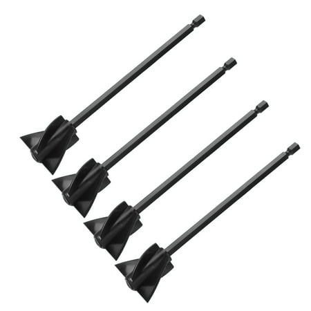 

Resin Mixer Paddles Strong Power 4Pcs Paint Mixer Drill Attachment Reusable Easy To Clean 5 Blades Uniform Mixing For Thick Liquids