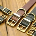 thumbnail image 3 of Lriosel New genuine leather dog leash collar, collars for large, medium, and small pets（XXL）, 3 of 6