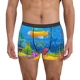 thumbnail image 1 of Lukts Submarine And Landscape Pattern Men's Underwear Covered Waistband Boxer Briefs-XX-Large, 1 of 5