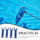 thumbnail image 5 of OULII 4Ud Mango Metálico Para Accesorios De Limpieza De Piscina Con Clips V Resistentes, 5 of 5