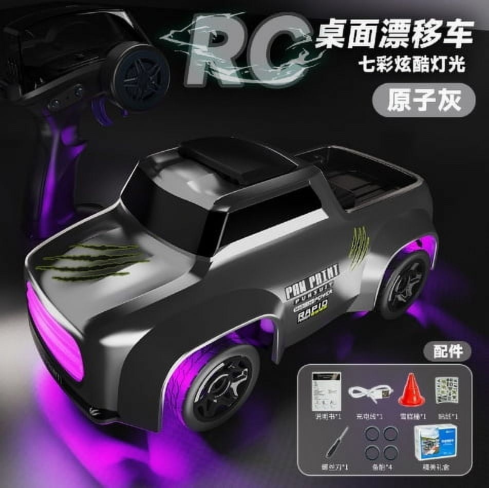 RC Drift Car,Two Speed Nitro Gas Power Truck for Adult Professional Fast Drift Remote Control Car,1/14 Scale RC Car RTR Remote Control Race Cars Drifting Toy for Boys Kids 30KM/H with LED Lights