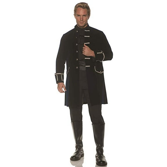 Men's Navy Frock Coat Costume Jacket Large 42-46