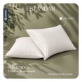 thumbnail image 3 of Fundas de Almohada Estándar Esquimal Lyocell 2 Piezas Color Beige, 3 of 8