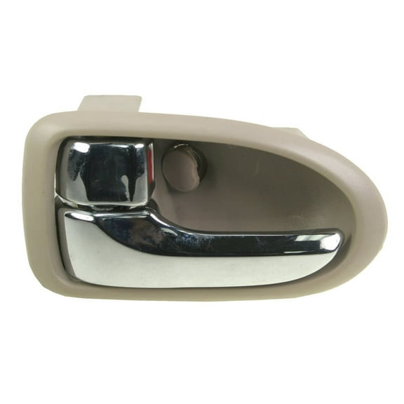 TRQ Inside Interior Chrome & Beige Door Handle FRONT LH Left for 00-06 Mazda MPV DHA49487