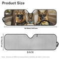 thumbnail image 5 of HUIACONG Blue Butterfly Sun Shade Windshield Compatible with Jeep Wrangler TJ JK JL & Gladiator JT Heat Shield Sun Visor Cover Windshied Sunshade Block UV Rays ,1Pcs, 5 of 6