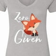 thumbnail image 4 of Inktastic Zero Fox Given Women's V-Neck T-Shirt, 4 of 5