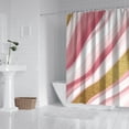 thumbnail image 2 of Pink White Gold Marble Pattern Shower Curtain 72"x84" ,Bathroom Decorative Shower Curtains Set with 12 Hooks,Modern Waterproof Washable Shower Curtain, 2 of 6
