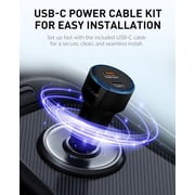 BlackVue DR970X-2CH Plus II Dash Cam – 4K UHD أمامي وخلفي عالي الدقة بالكامل مع STARVIS 2 وHDR، تمهيد سريع، USB-C، تشغيل الفيديو عبر Wi-Fi، الوصول السحابي عن بعد، وضع ركن السيارة الذكي