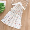 thumbnail image 4 of Esaierr Kids Baby Summer Floral Dress for Girls,Toddler Sleeveless Princess Skirt Pullover Vest Skirt Dresses Casual Dress Beach Skirt,Sizes 1-8Y, 4 of 8