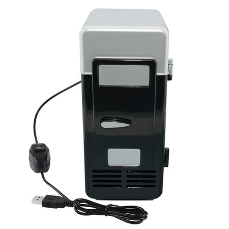 Usb refrigerator mini thermal insulation mini refrigerator refrigeration refrigerator student refrigerator mini Mini refrigerator usb-black