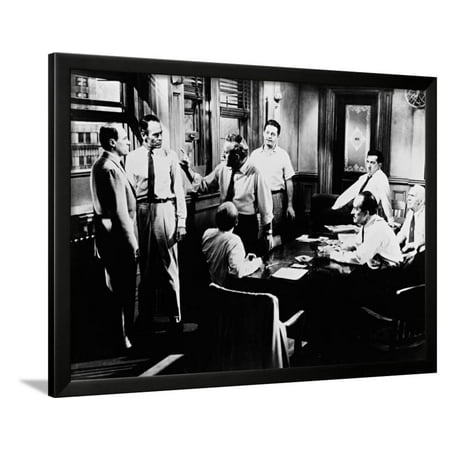 12 Angry Men 1957 Framed Print Wall Art Walmart Com