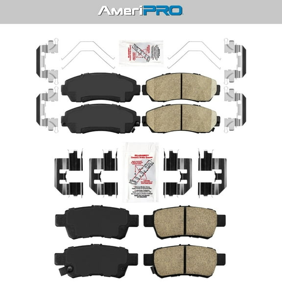 Ceramic Front Rear Brake Pads FOR Honda Odyssey 2005 2006 2007 2008 2009 20110
