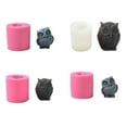 thumbnail image 5 of 3D Owl Silicone for Making Candle,Handmade Soap,Plaster,Home Decor, 5 of 9