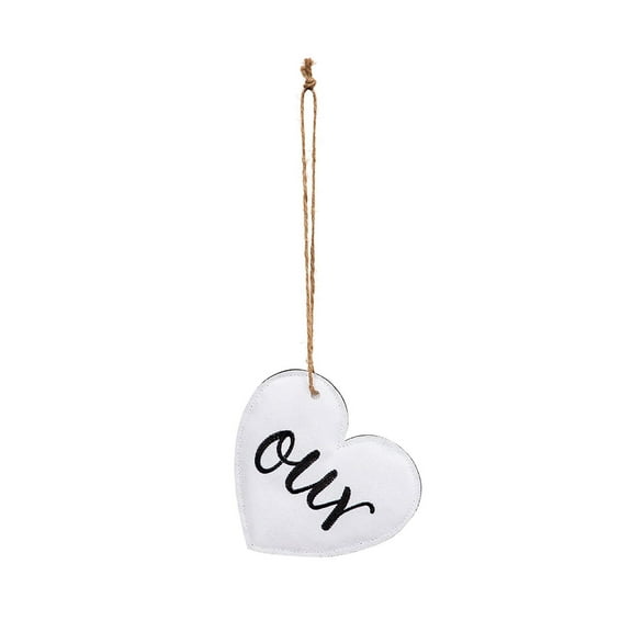Evergreen Door Decor Our, Door Tag Joiner Text, 6.5'' x 6.5'' inches