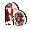 thumbnail image 4 of Decoraciones de mesa, corazones de madera, manualidades, amor, independiente, regalo de San Valentín Estilo D, 4 of 9