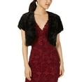 thumbnail image 1 of BCX Womens Juniors Faux Fur Open Front Bolero, 1 of 1