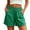 Green, variant on Womens Cotton Shorts High Waisted Comfy Athletic Solid Shorts with Pockets Loose Fit Daily Shorts