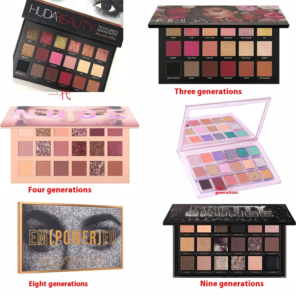 Huda Beauty 18-Color Eyeshadow Palette - Multiple Versions