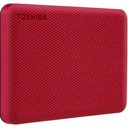 Toshiba Canvio Advance Portable Hard Drive 2TB - RED