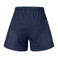 thumbnail image 5 of Wide Leg Shorts for Women Summer Lightweight Elastic High Waist Loose Fit Casual Shorts with Pockets, 5 of 6