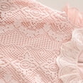 thumbnail image 6 of Amidoa Girls 2 Piece Outfits Summer Clothes Cute Short Sleeve and Casual Shorts Kids Clothing Sets Pink Size 1T, 6 of 9