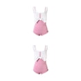 thumbnail image 4 of Yuarrent Poliéster Viaje con confianza Vestido sin mangas elástico con cintura modificada clásica Diseño clásico Conveniente Rosa XL 1 Rosa XXL, 1 2Conjunto, 4 of 6