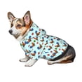thumbnail image 6 of Uemuo Roosters And Plants for Winter Dog Hoodie Sweatshirts with Pockets Warm Dog Clothes for Small Dogs Chihuahua-Large, 6 of 8