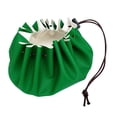 thumbnail image 2 of Bolsa con cordón de cuero Zulema 15'' Verde, 2 of 6