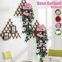 Clearance!!!Artificial Hanging Flower 3Ft Fake Flower Hanging Artificial Flower Garland for Home Room Garden Wedding Indoor Outdoor Decoration