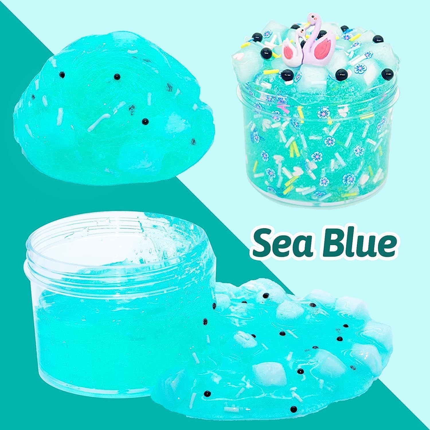 Jelly Cube Clear Slime Kit, 8-Pack Sensory Toys photo 4