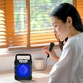 thumbnail image 2 of Portable Bluetooth Speakers with Subwoofer New Bluetooth Speaker with Microphone Outdoor Bluetooth Subwoofer Speaker Cool Rgb Luminous Light Effect Wireless Bluetooth Speaker, 2 of 6