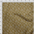 thumbnail image 4 of oneOone Polyester Spandex Dark Mustard Fabric Boho Decorative Leaf Fabric For Sewing Printed Craft Fabric By The Yard 56 Inch Wide, 4 of 4