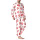 thumbnail image 2 of Fotbe Pink Hearts1 Pijama de Hombre con Estampado de Manga Larga, Conjunto de 2 Piezas, Ropa de Dormir Suave y Cómoda con Bolsillos-X-Large, 2 of 7